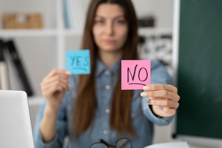 Al aprender a decir "no" construimos relaciones más sinceras con los demás. Fuente: Freepik.
