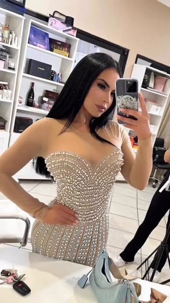 El impactante cambio de look de Evelyn Beltrán, novia de Toni Costa. Fuente Instagram @evelynbeltranoficial