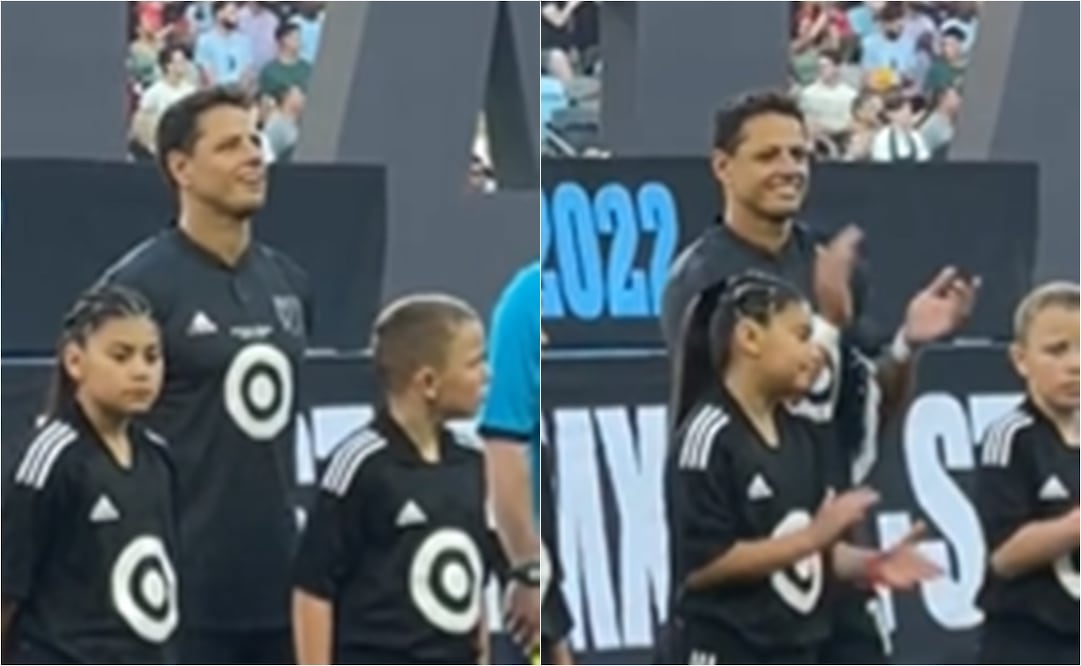 VIDEO: Chicharito Hernández olvida rivalidades y entona el Himno Nacional Mexicano / FOTO: ESPECIAL