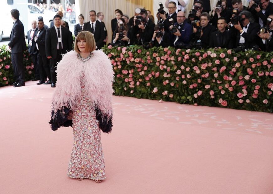 Anna Wintour en la Met Gala de 2019. Foto: EFE