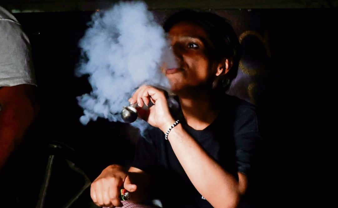 Jessica, de 19 años, es adicta a diversas drogas: crystal, ice y heroína; todas ya contienen fentanilo. Foto: Valente Rosas / EL UNIVERSAL