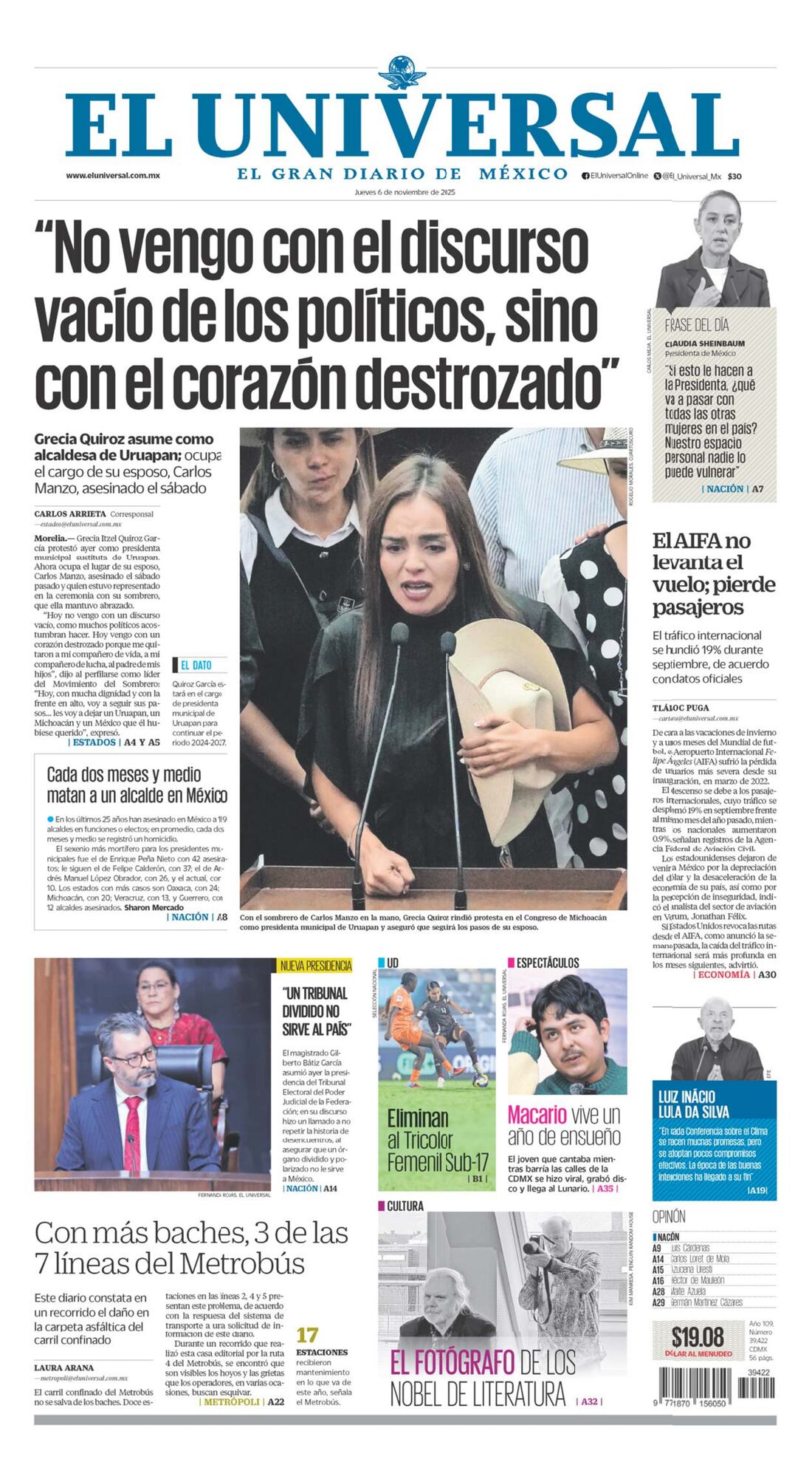 Portada impresa