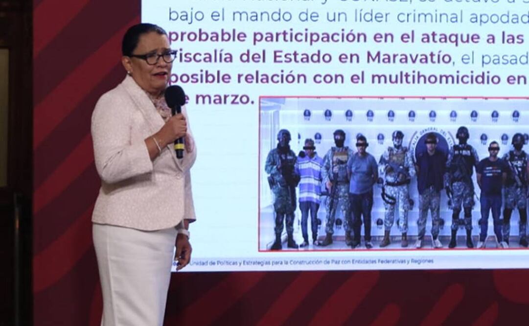 Mauricio “N” se entregó de manera voluntaria ante la Fiscalía del Estado de México, informó la secretaria Rosa Icela Rodríguez. Foto: Carlos Mejía/EL UNIVERSAL