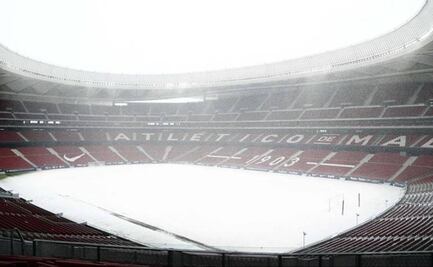 Atlético de Madrid vs Athletic Club es suspendido por fuertes nevadas