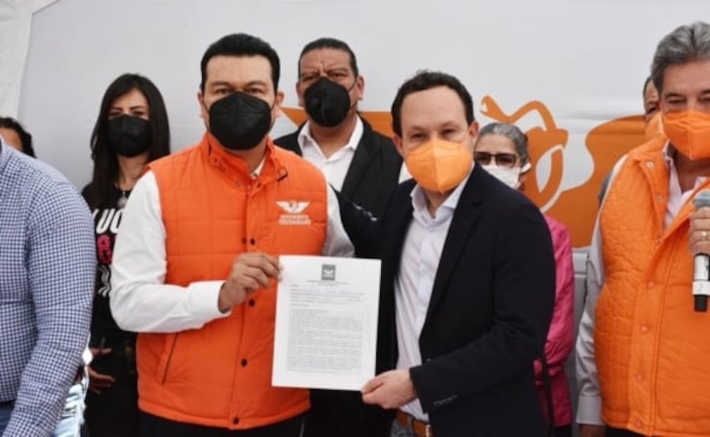 Juan Zepeda se registra como precandidato a la alcaldía de Neza por Movimiento Ciudadano
