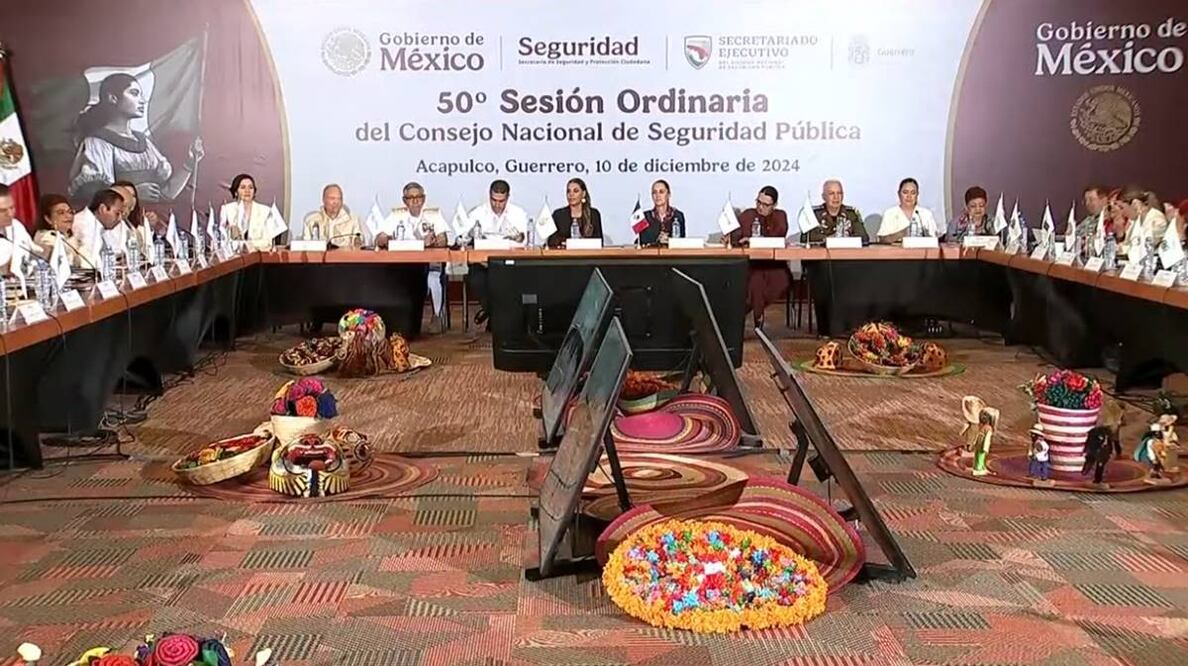 Sesión del Consejo Nacional de Seguridad Pública. Foto: Especial