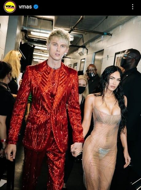 Megan Fox revive los naked dress en los MTV VMAs e impacta en la red carpet