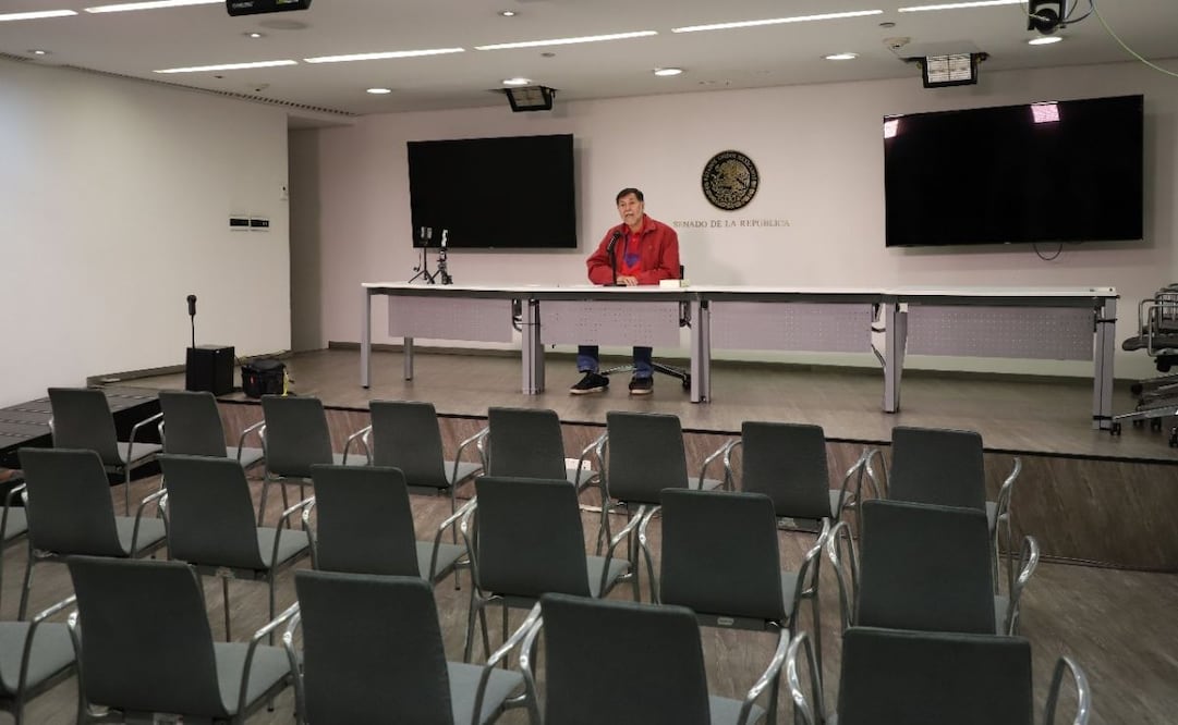 Plantan medios a Gerardo Fernández Noroña tras polémica contra Grecia Quiroz. Foto: DANIEL AUGUSTO/ CUARTOSCURO