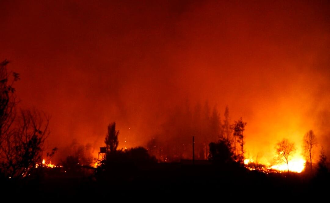 Según datos entregados por la Corporación Nacional Forestal a la fecha los incendios han consumido 129 mil 826 hectáreas en las últimas semanas (Foto: EFE)