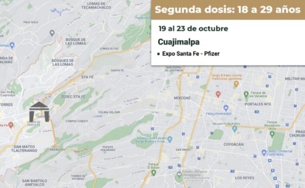 A partir de hoy aplicarán segunda dosis de la vacuna Covid a jóvenes de 18 a 29 años en 5 alcaldías de CDMX