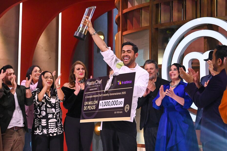 El creador de contenido e influencer, Dani Valle, se coronó como campeón en MasterChef Celebrity México. Foto: X @MasterChefMx