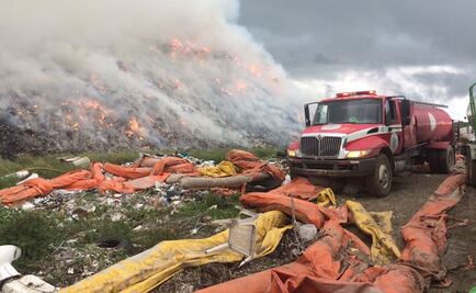 Reportan incendio en relleno sanitario de Ciudad Victoria