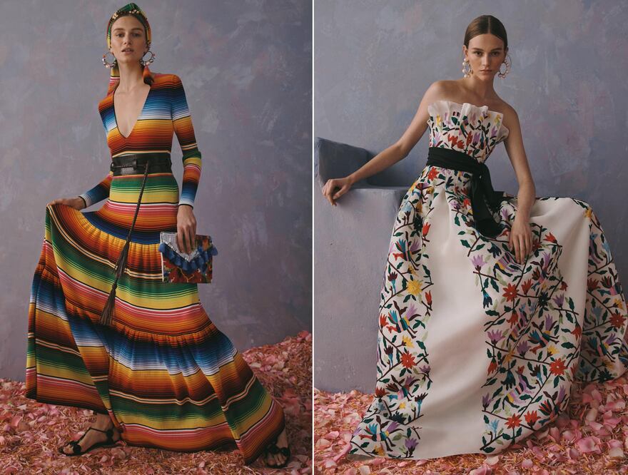 Carolina Herrera New York presentó su colección resort 2020 inspirada en México. Foto: EFE