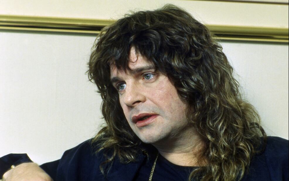 El músico de rock británico Ozzy Osbourne en una imagen del 27 de octubre de 1988 en Nueva York. Foto: AP