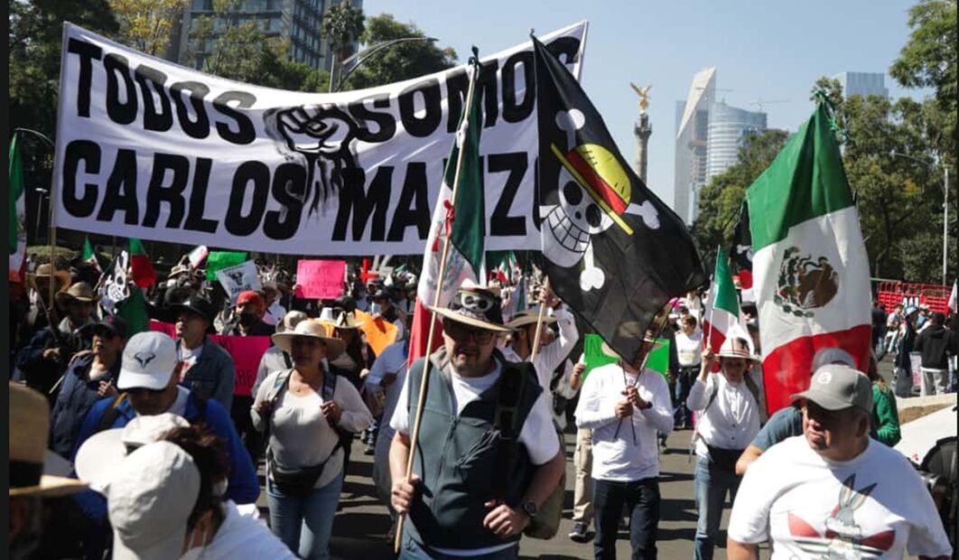 Marcha de la Generación Z en Paseo de la Reforma. Foto: Carlos Mejía/EL UNIVERSAL