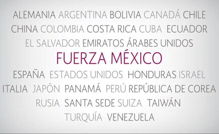 Video. México agradece ayuda de sus "amigos sinceros en todo el mundo"