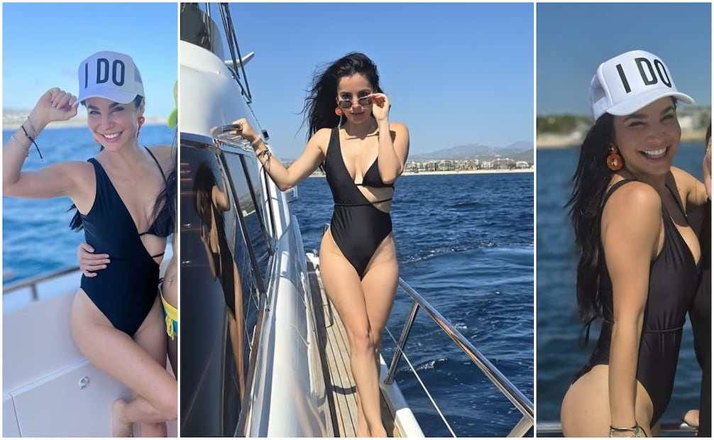 La actriz Martha Higareda en su despedida de soltera en Los Cabos.