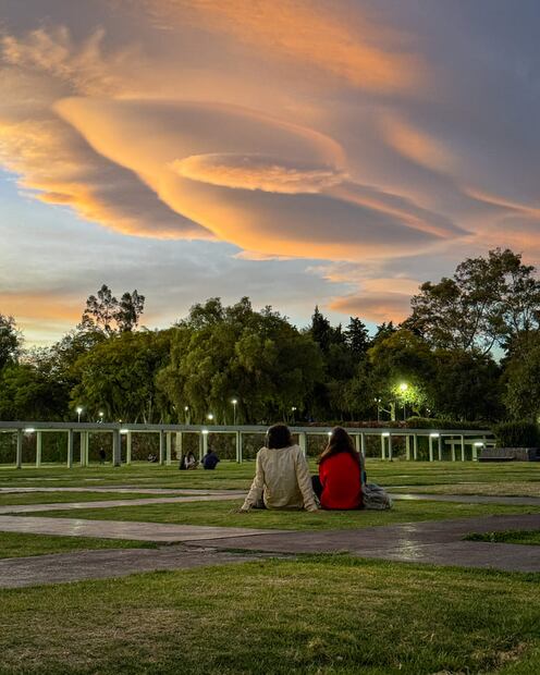 Nubes lenticulares en CU: Foto: Especial
