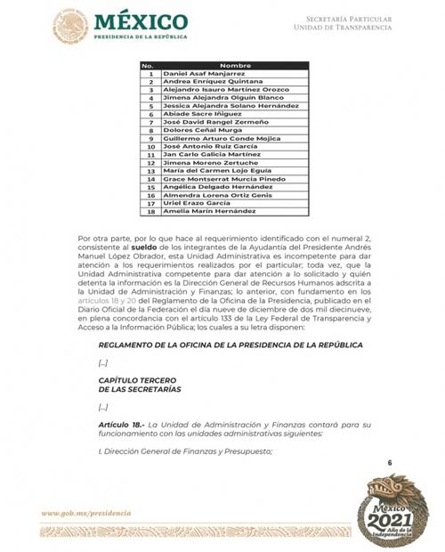 AMLO reforzó equipo de ayudantía; pasa de 15 a 18 integrantes