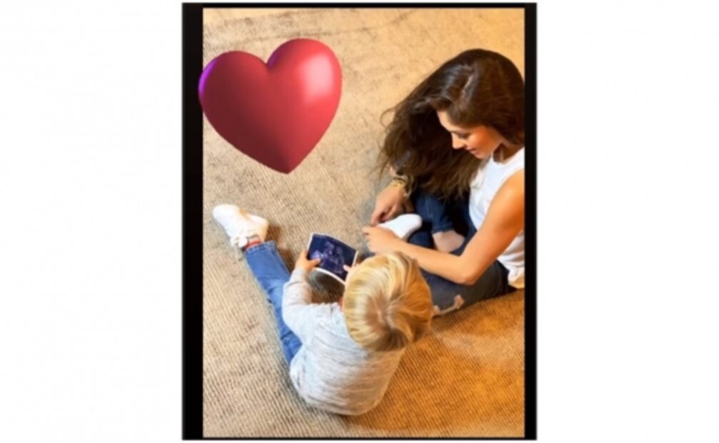 Anahí muestra su pancita de embrazo