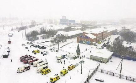 Accidente en mina de Siberia deja 52 muertos