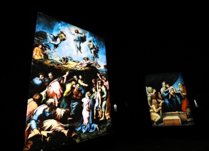 Dónde ver la nueva exposición inmersiva del gran Raffaello Sanzio