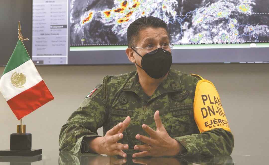 José Manuel Guevara Castillo. Jefe de la Subsección de Protección Civil del Estado Mayor de la Defensa Nacional. Foto: Carlos Mejía. EL UNIVERSAL