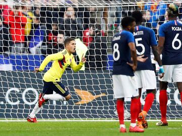 Colombia sorprende y derrota a Francia en París