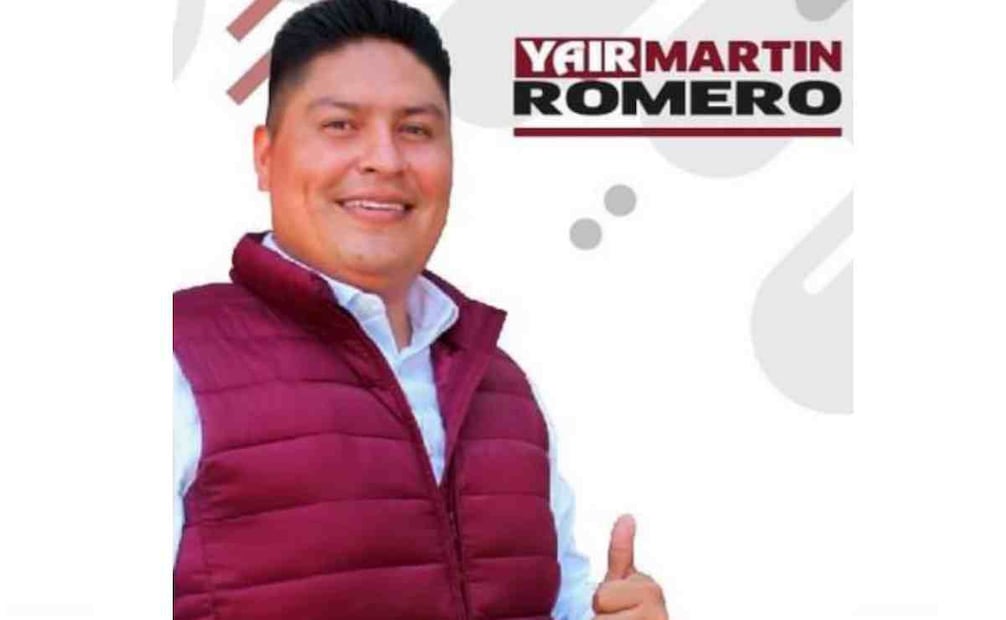 Yair Martín Romero aspirante a Diputado Federal por Morena, asesinado el 10 de febrero de 2024. Foto: Especial