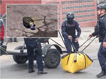 Sujetos arrojan granada de fragmentación frente a panadería de Cuautitlán
