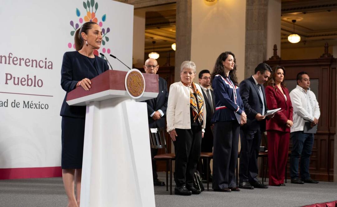 La Presidenta Reiteró que con el gobierno de EU debe haber colaboración y coordinación sin injerencismos. Foto: Presidencia
