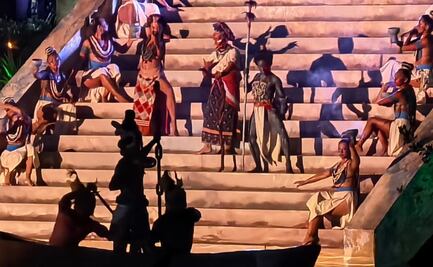 Travesía Sagrada Maya en Quintana Roo; Oráculo de Ixchel, la diosa lunar, cruza nuevamente el mar hacia Xcaret