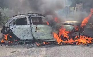 Bloqueos y quema de vehículos en Michoacán y Jalisco; violencia se extiende tras operativo en Tapalpa