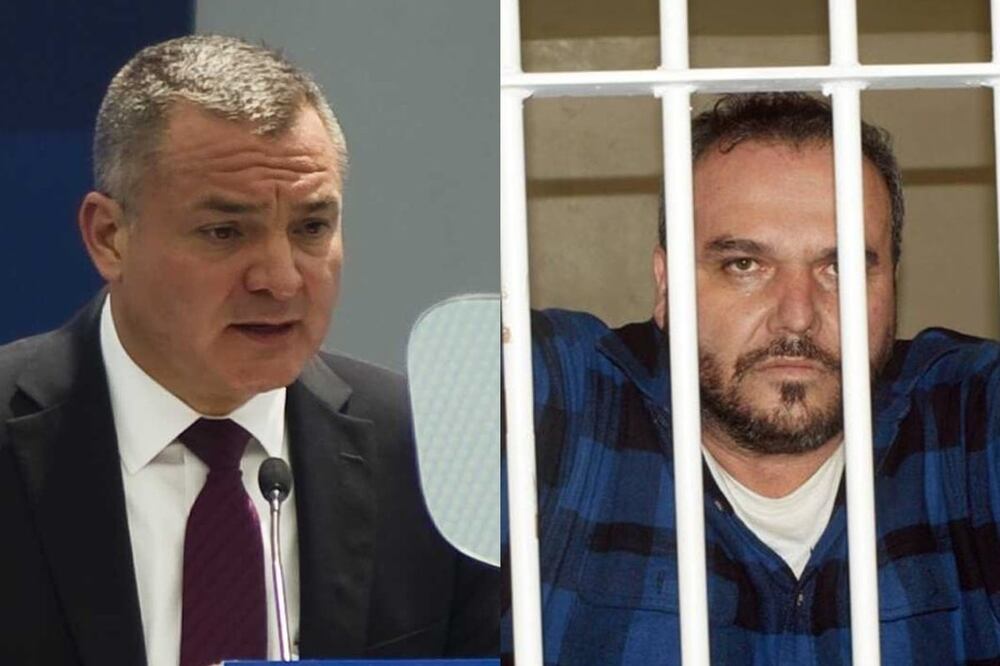 El exsecretario de Seguridad Pública de México, Genaro García Luna en la corte del Distrito Este de Brooklyn, Nueva York. Foto: Twitter @JesusGar