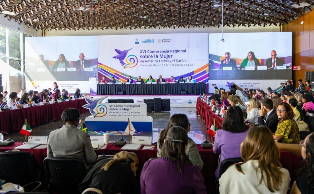 XVI Conferencia Regional sobre la Mujer de América Latina y el Caribe (13/08/2025). Foto: Secretaría de las Mujeres