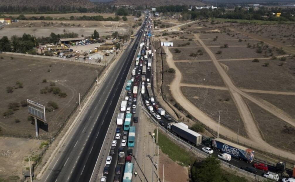 Realizan huelga general en Chile en cuarta semana de protestas