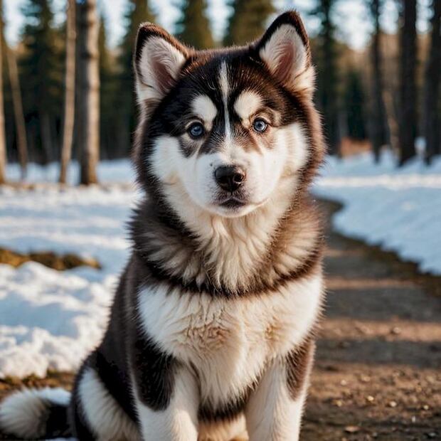 El carácter del husky siberiano. Fuente: Freepik.