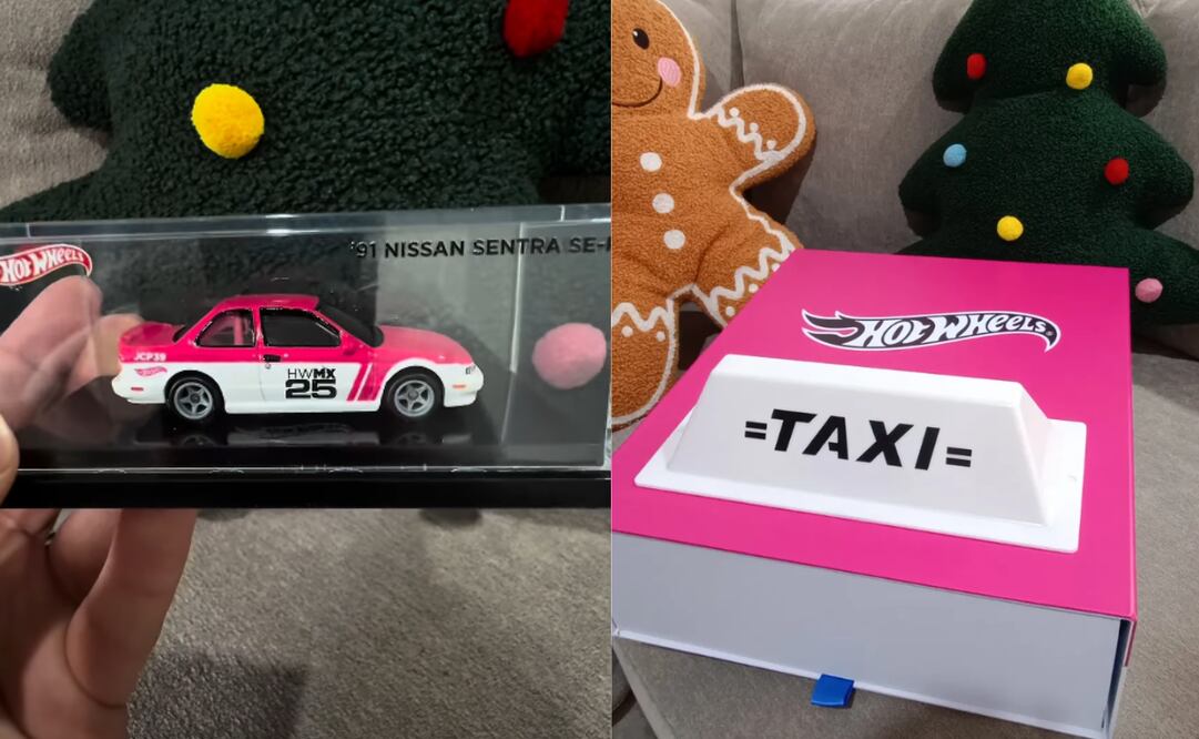 Hot Wheels rinde homenaje a taxi tsuru de CDMX. Foto: Captura de pantalla @marvinbara