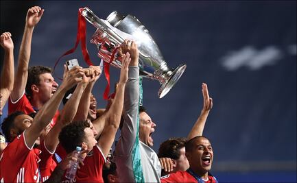 La alegría de Manuel Neuer tras ganar la Champions League