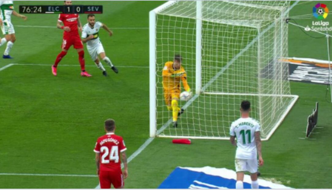 En España el VAR valida gol como el que no se le dio al Toluca frente al San Luis