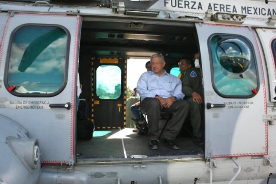 AMLO reitera en Tabasco llamado a la población a resguardarse