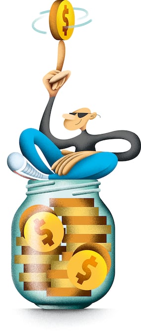 Ahorro,buen comienzo para  finanzas sanas. Ilustración: de Daniel Razo