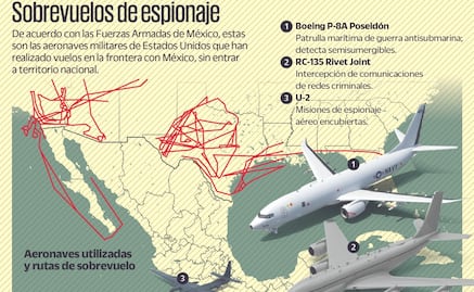 Detectan tercer avión espía en la frontera; es una “dragona” que evade radares