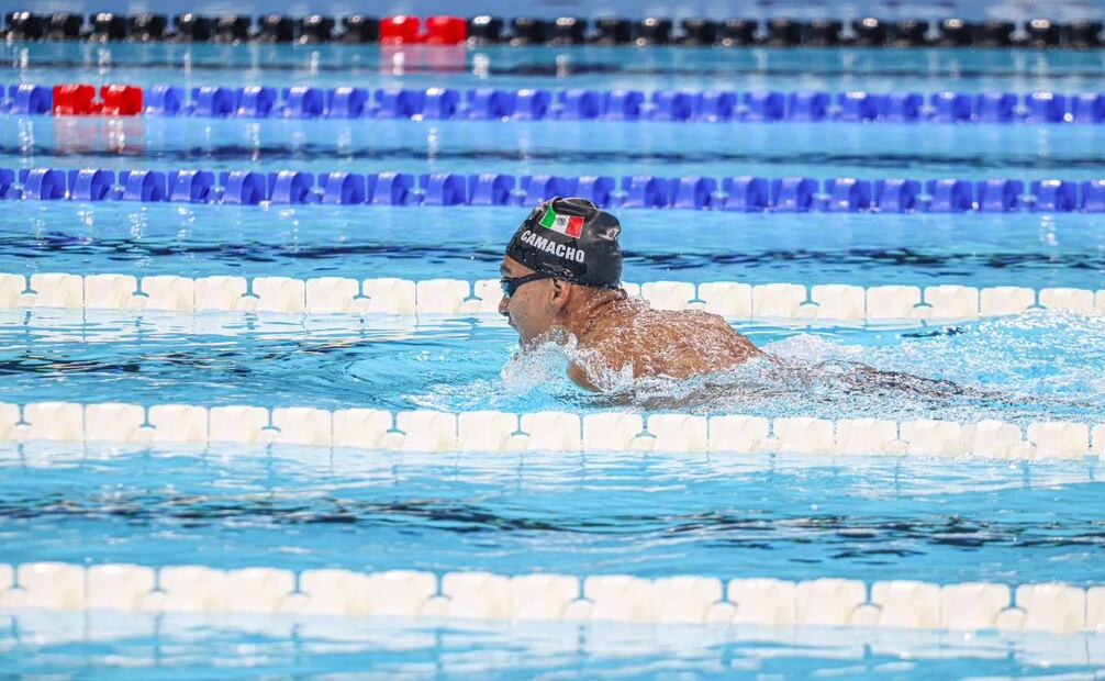 Camacho se convirtió en doble medallista.  Foto: @COPAME