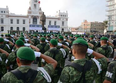 Para reforzar operativos, arribaron militares a Veracruz