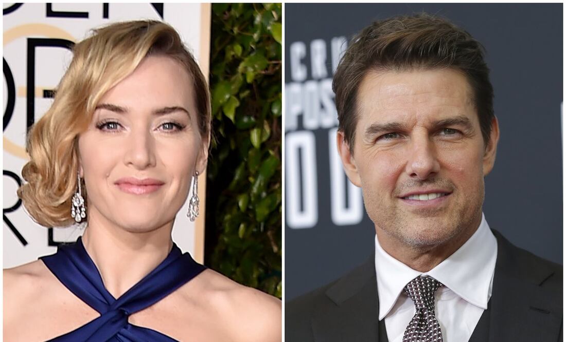 Kate Winslet y Tom Cruise. Foto: Archivo