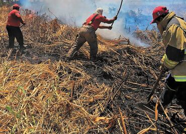 Suman 100 incendios por clima y negligencia civil
