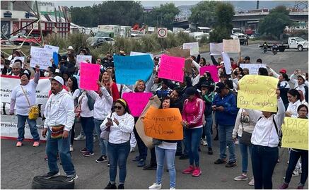 Maestros realizan bloqueos simultáneos en el Edomex; exigen pagos desde el 2022