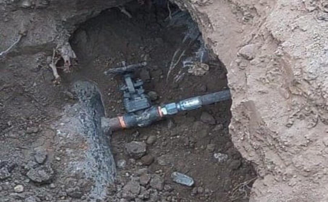 Informan de posible toma clandestina de hidrocarburo en la alcaldía Azcapotzalco (05/06/2025). Foto: Especial