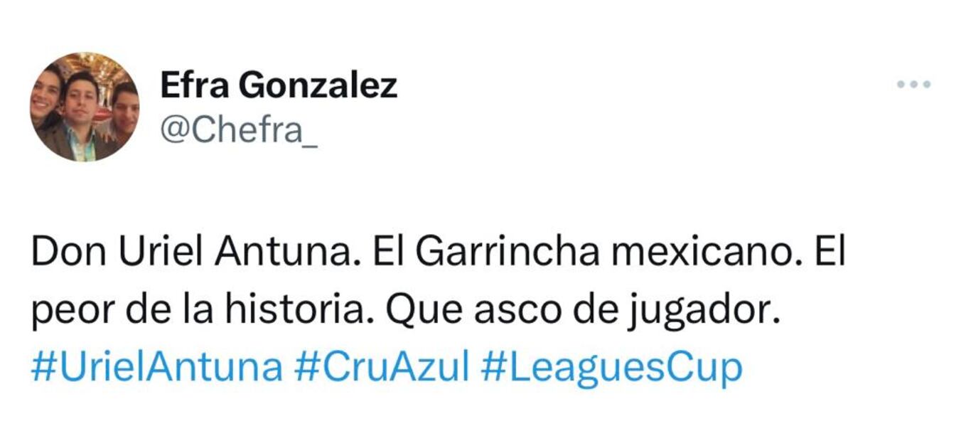 Tweets de Uriel Antuna